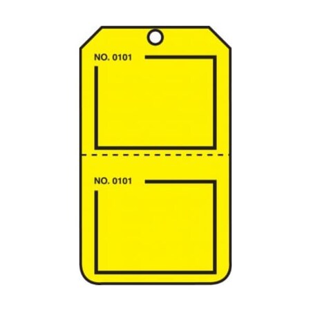 Accuform RP-Plastic, 3-7/8 in Width, 0.075 in Height, , 25 PK TPP224CTP